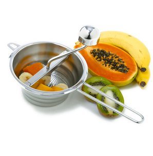 Stainless Steel Fruit and Vegetable Mill,Make Applesauce, Tomato Sauce,  Mashed Potatoes Food Mills kitchen Accessories