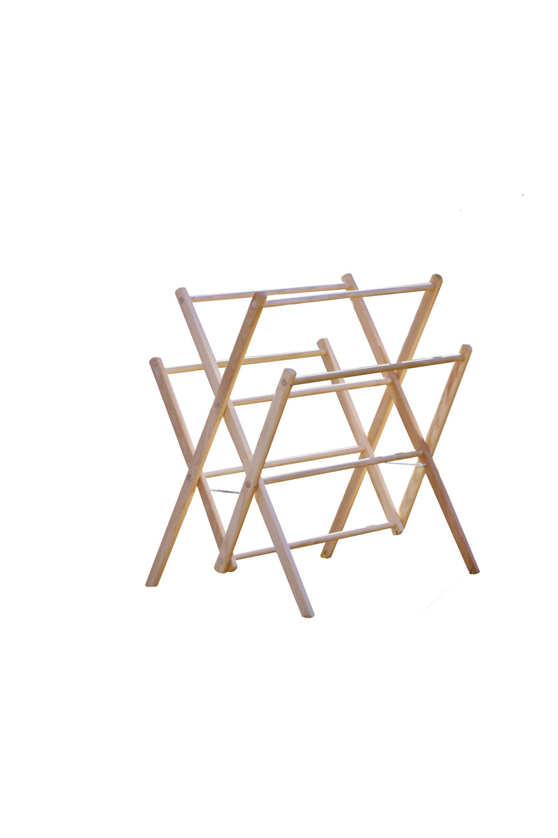 Timber clothes drying rack hot sale