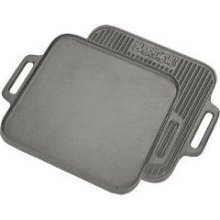 14-in Reversible Square Griddle, Cast Iron Cookware