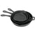 Bayou Classic 3 Piece Cast Iron Skillet Set, 10"/12"/14"