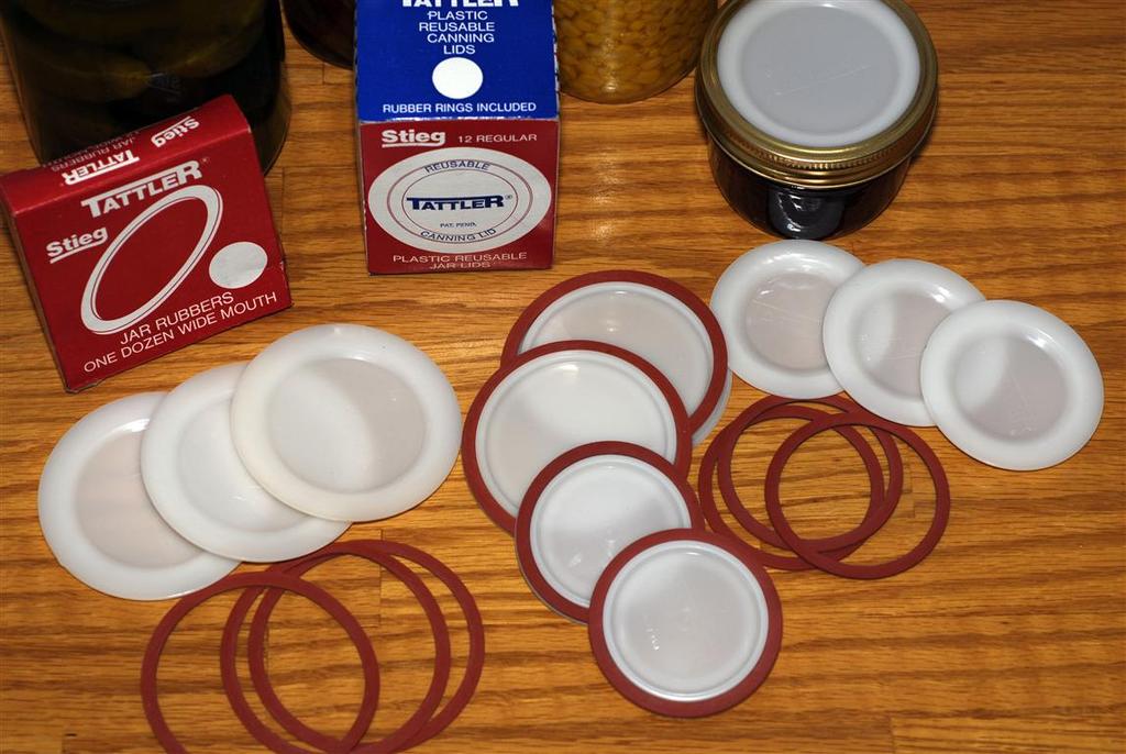 Canning:  Tattler Reusable Jar Lids