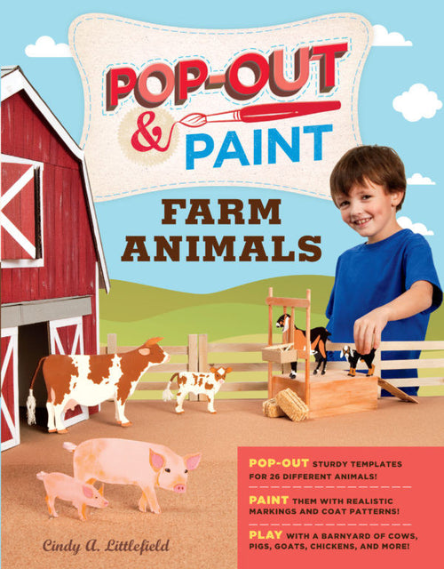 Pop Out and Paint Farm Animals
