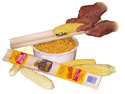 Kitchen: Wood Corn Cutter