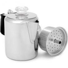 Stainless Steel: 9-cup Coffee Percolator